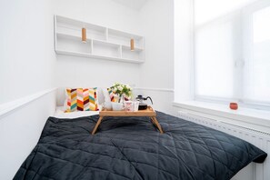 1 間睡房、熨斗/熨衫板、免費 Wi-Fi、床單