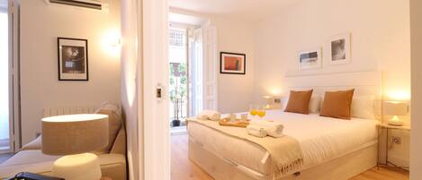 2 sovrum, värdeförvaringsskåp på rummet och strykjärn/strykbräda