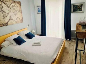 3 chambres, fer et planche Ă repasser, Wi-Fi, literie fournie