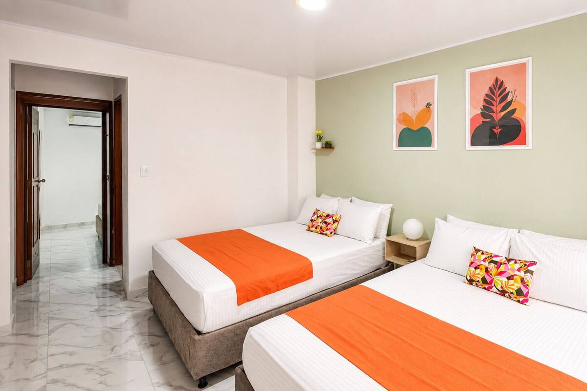Standard Quadruple Room, 2 Double Beds, Non Smoking, Private Bathroom | Free WiFi