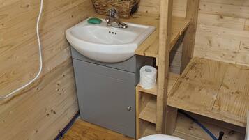 Towels, soap, toilet paper