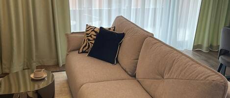 Apartamento luxo | 1 quarto, ferros/tábuas de passar roupa, Wi-Fi de cortesia