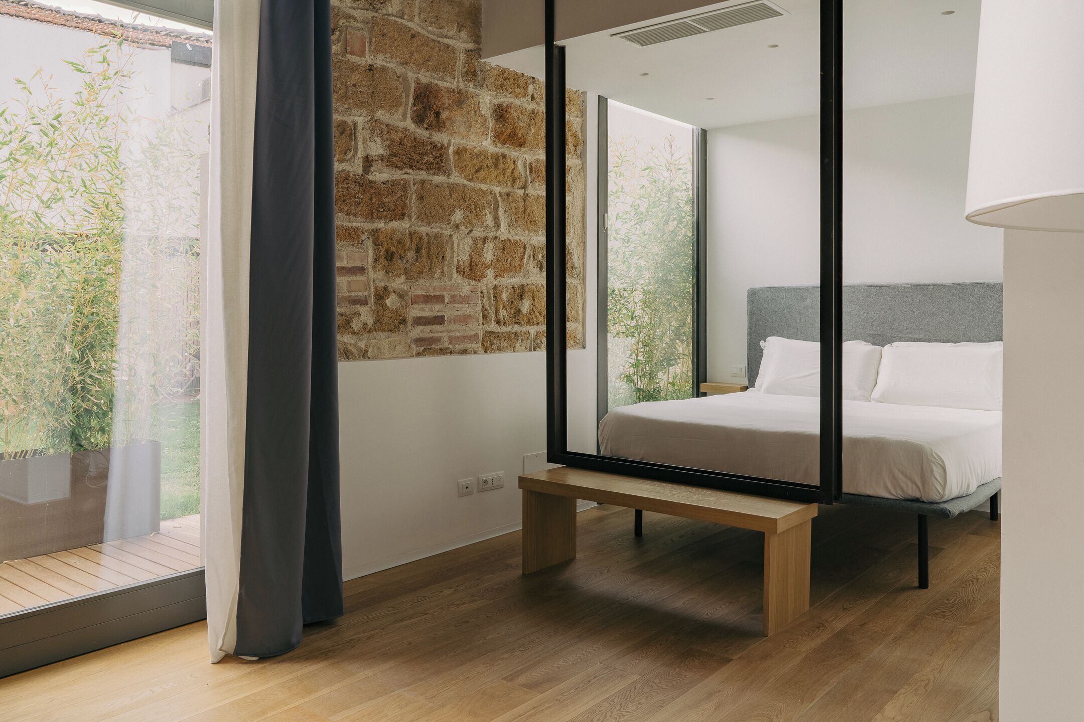 Superior Loft, Courtyard View | Premium bedding, memory foam beds, minibar, desk