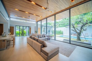 Living area - Botanica Foresta 4BR Villa by NLA (Thep Krasattri)