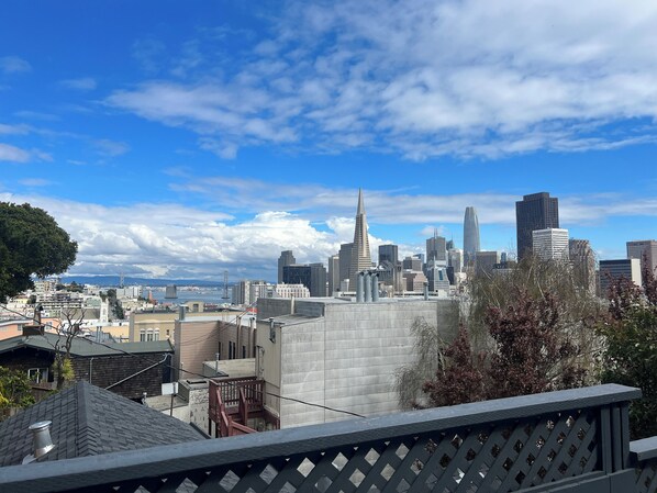 Blick von der Unterkunft