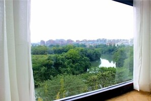 Uitzicht vanuit accommodatie