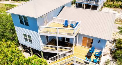 Steps To Beach, Pool, Balcony Gulf Views, Firepit, Arcade, 4BR House, Morgantown