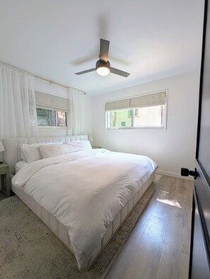 4 室のベッドルーム、WiFi、ベッドシーツ