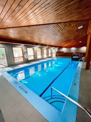 Indoor pool, outdoor pool
