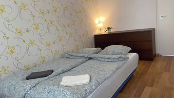 2 sovrum, wi-fi och sÀngklÀder