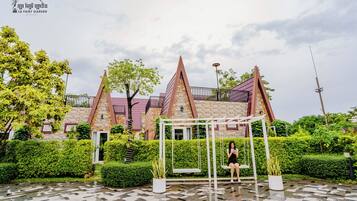 Vue sur le complexe touristique
