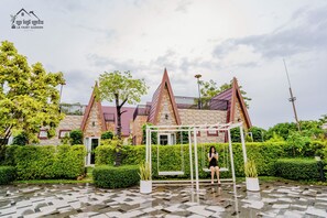 Vue sur le complexe touristique