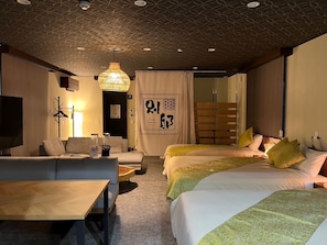 Desk, iron/ironing board, free WiFi - StayHakata villa  (Fukuoka)