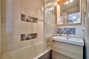 Shower, hair dryer