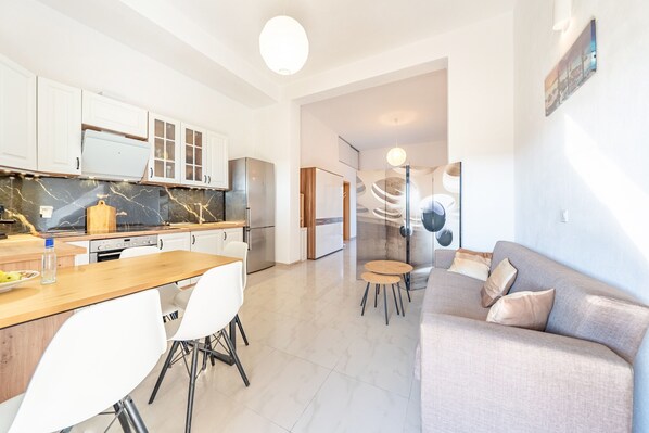 Interior - Apartment 'Melissa' with Excellent Sea View, Wi-Fi and Air Conditioning (Korfu)