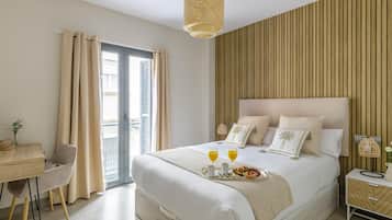 2 chambres, fer et planche à repasser, accès Internet