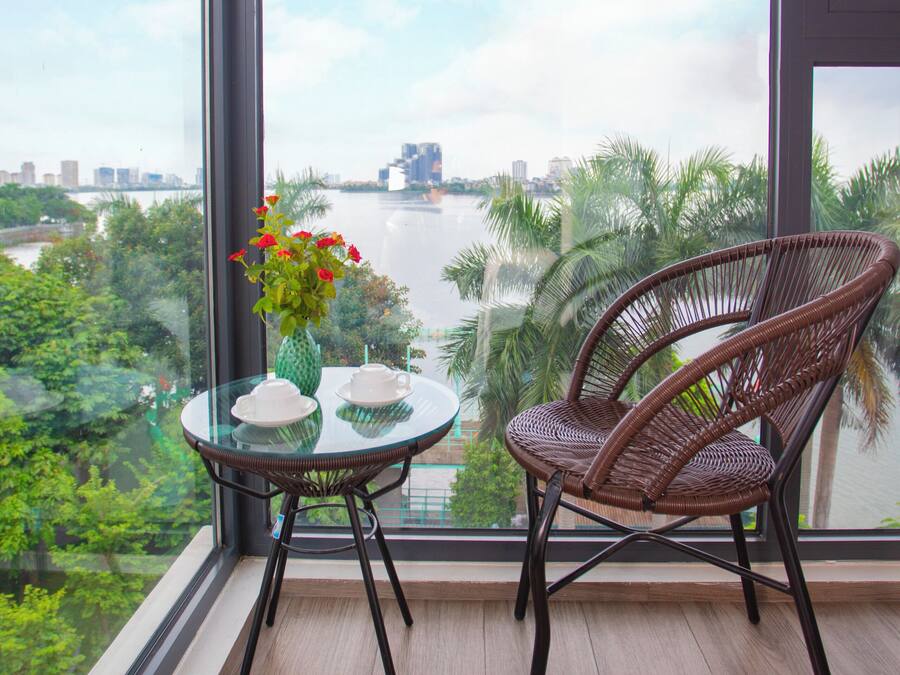 Phòng đôi hoặc 2 giường đơn Deluxe | Quang cảnh hồ