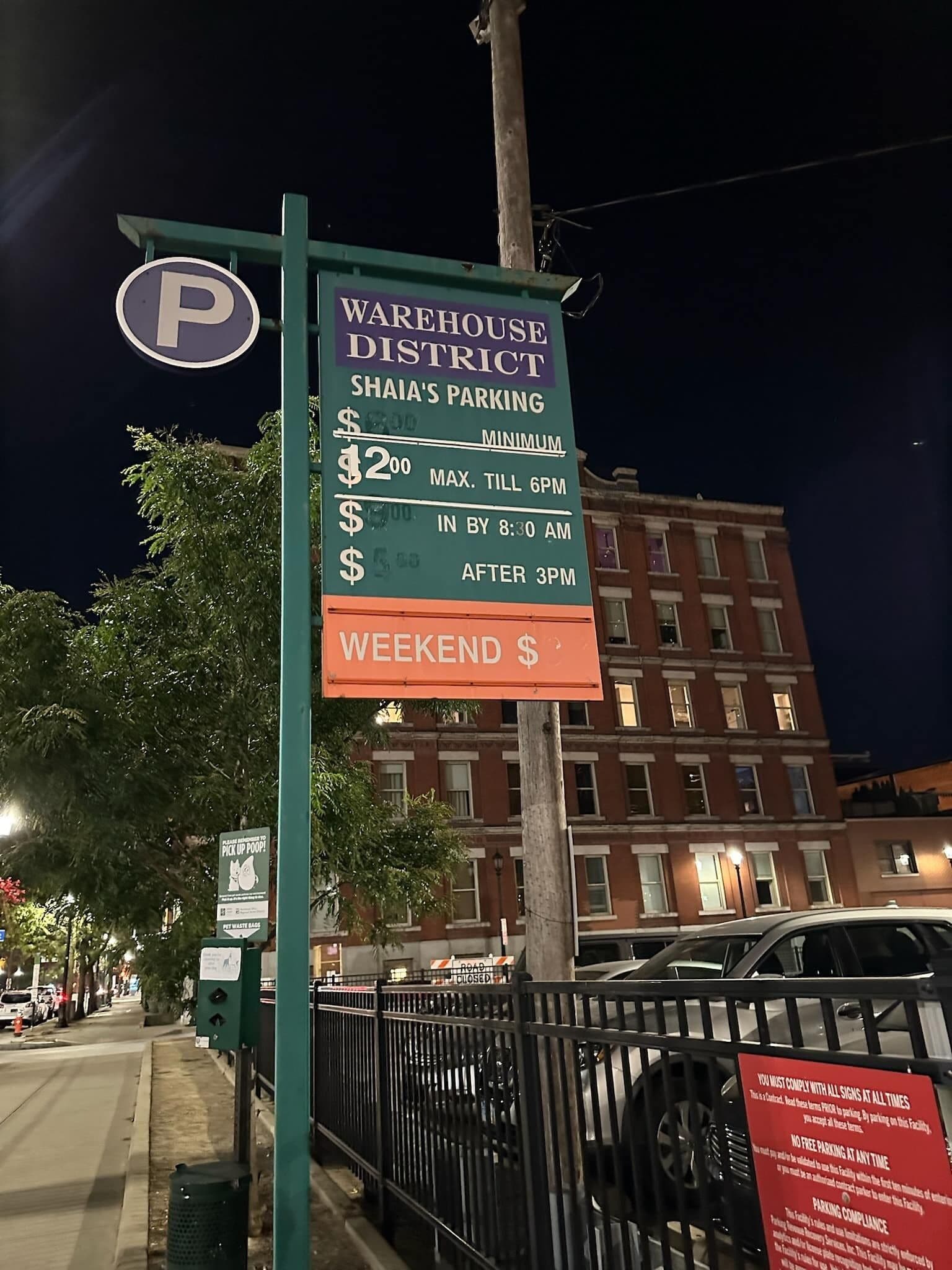 Third-party on-site parking