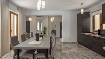 Family Villa, 3 Bedrooms, Balcony (3BR Istrian Villa Erla w/ Private) | Dining