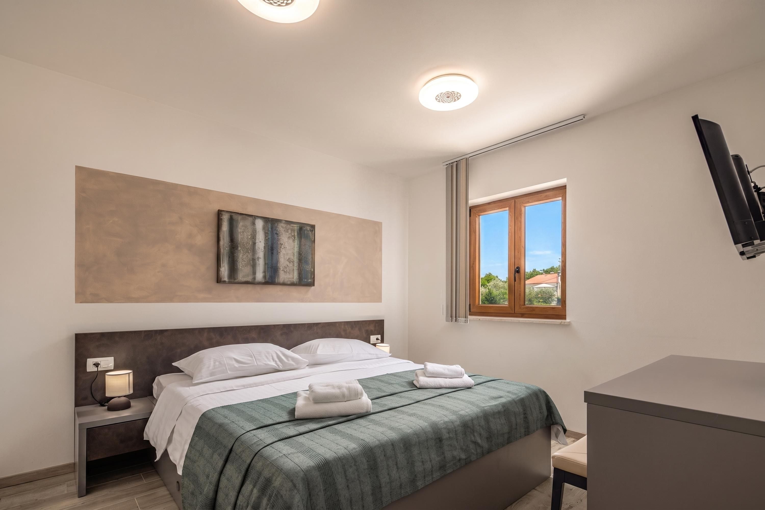 Family Villa, 3 Bedrooms, Balcony (3BR Istrian Villa Erla w/ Private) | 3 bedrooms, in-room safe