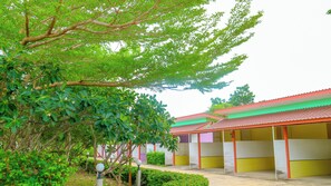 Façade de l’hébergement