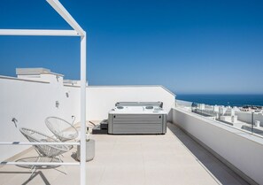 Terrace/patio - Gerrard | Sea views - jacuzzi - pool - terrace (Fuengirola)