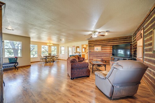 Riverfront Brady Retreat on 25 Acres!