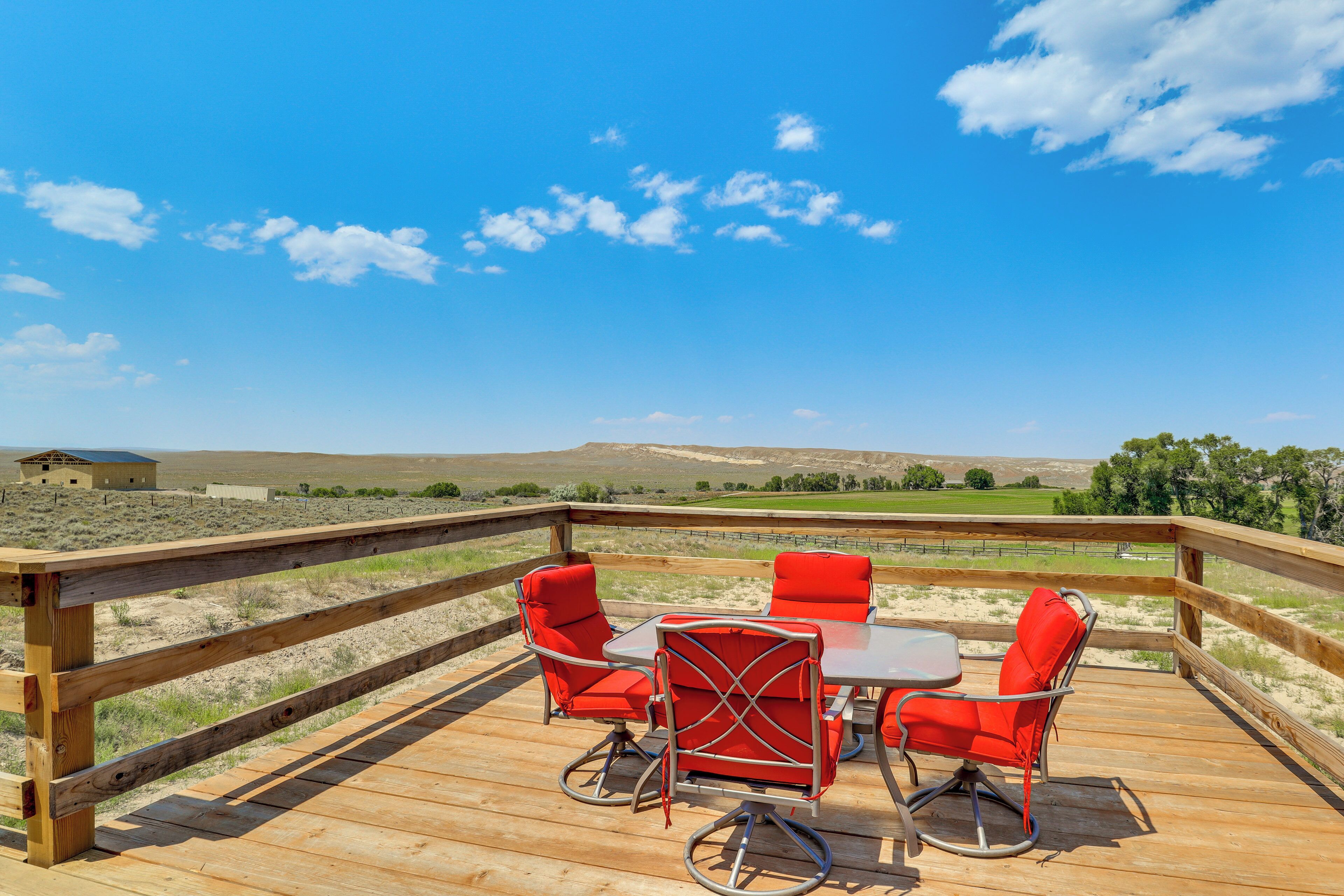 Mountain-View Retreat in Lander w/ Private Yard!