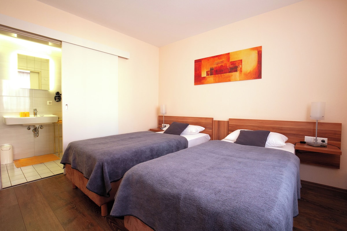 In-room safe, laptop workspace, iron/ironing board, free WiFi