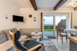 Televisie en een tafeltennistafel