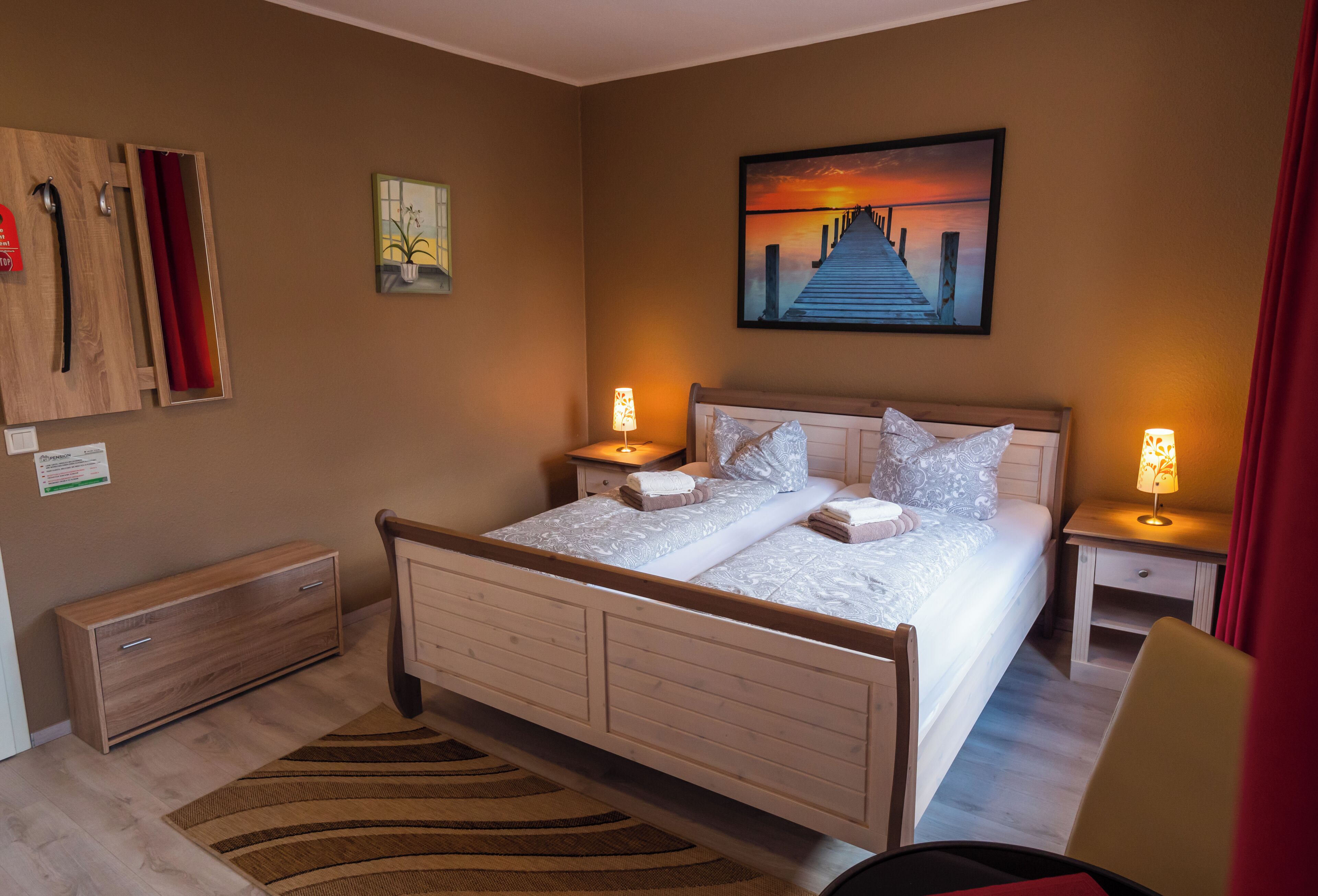 Free WiFi, bed sheets