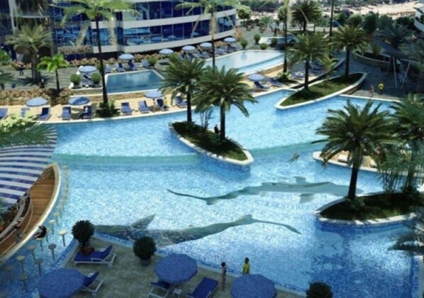 3 piscinas externas, piscina aquecida