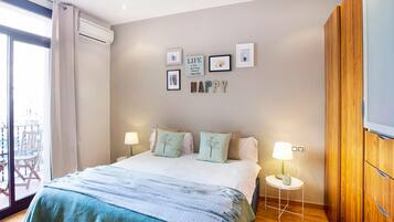 2 slaapkamers, een strijkplank/strijkijzer, gratis wifi