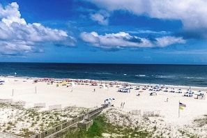 On the beach