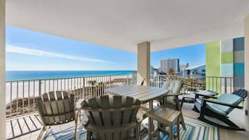 Signature Condo, 3 Bedrooms, Balcony, Beach View | Balcony