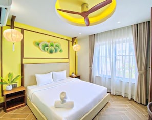 Studio Superior | Phòng cách âm, truy cập Internet không dây miễn phí, bộ trải giường 
