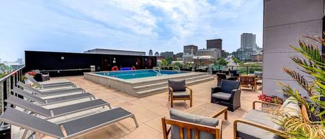 Una piscina climatizada