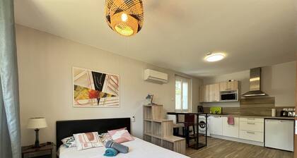 Le Catalan - Studio Cosy, climatisé avec Parking