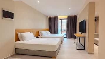 Minibar, in-room safe, desk, blackout curtains