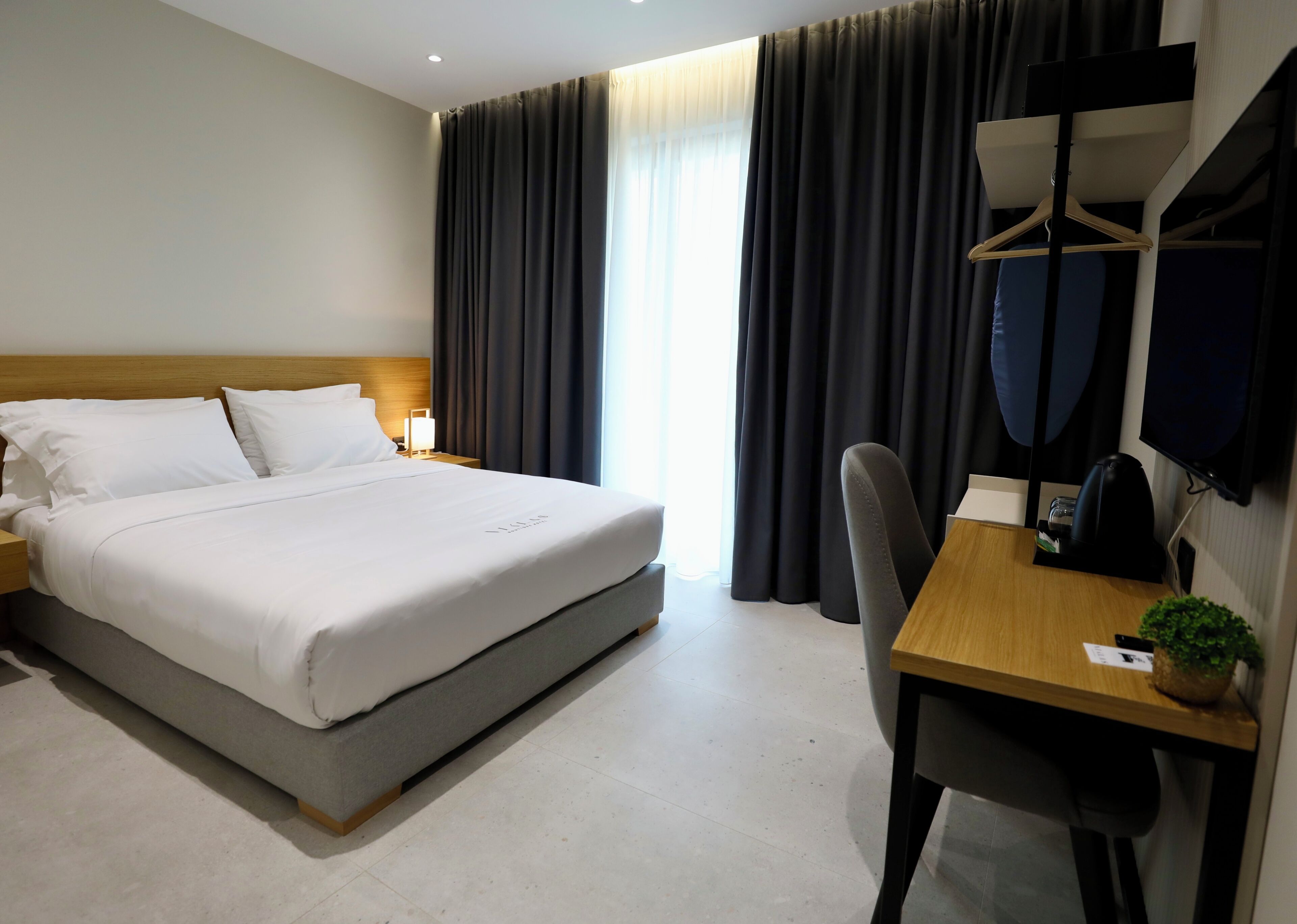 Minibar, in-room safe, desk, blackout curtains