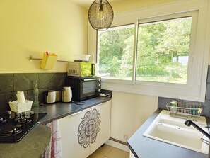Fridge, microwave, oven, stovetop - L'Écrin de Seigy - 5 min from Beauval zoo (Seigy)