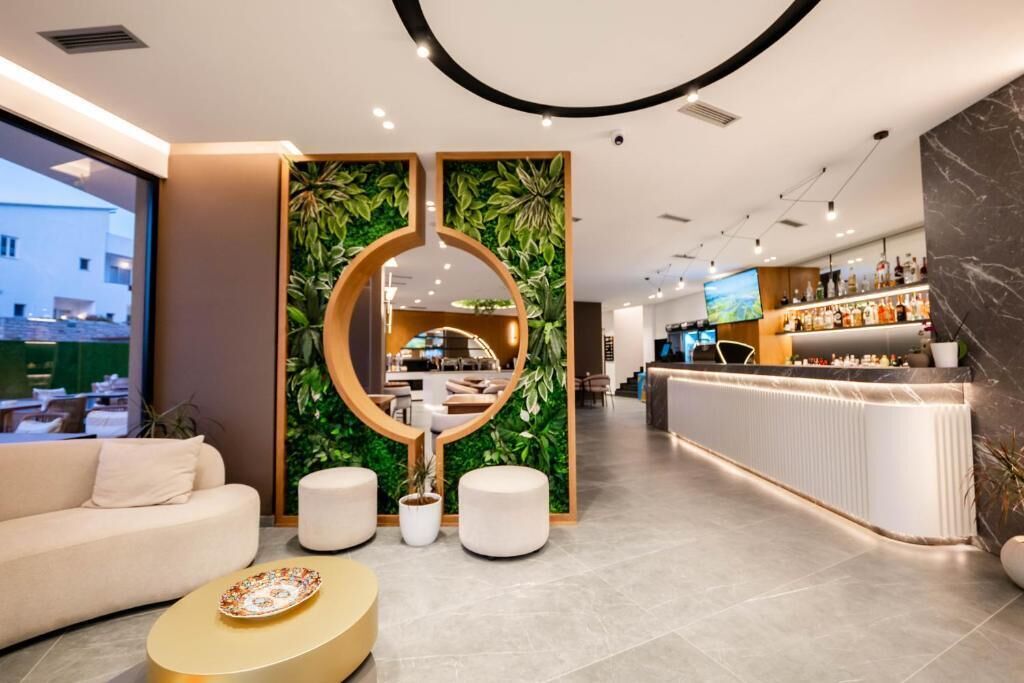 Sala de estar en el lobby