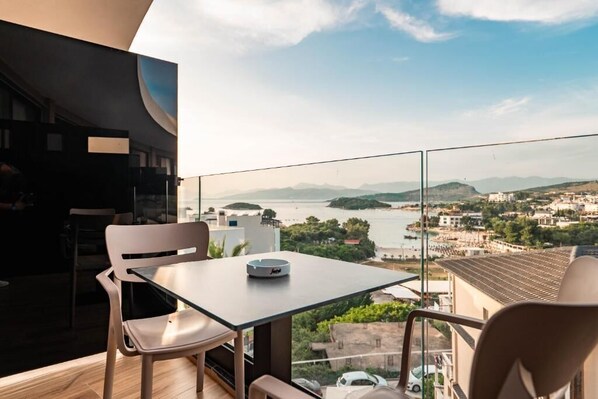 Junior Suite with Balcony and Sea View | Balcony view