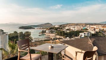 Junior-Suite, Balkon, Meerblick | Blick vom Balkon