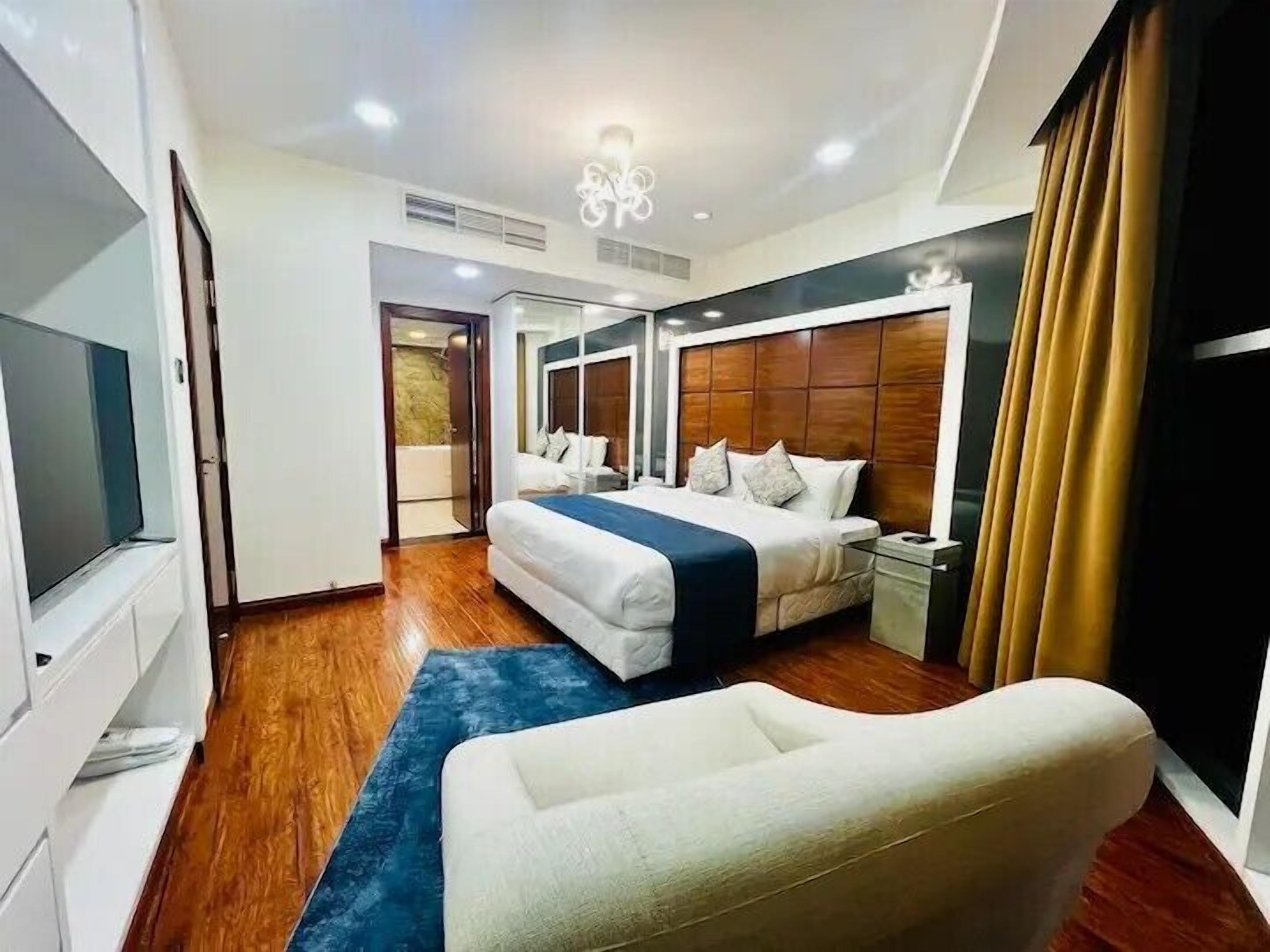 2 quartos, roupas de cama premium