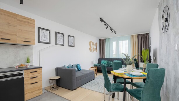 Apartment, 1 Bedroom, Kitchen | Living room - Bytnara One Bedroom Apartment by Renters (Warsaw)