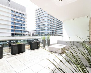 Deluxe Suite, Terrace, Partial Sea View | Terrace/patio
