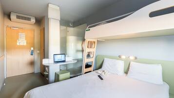 Soundproofing, free cribs/infant beds, free WiFi, bed sheets