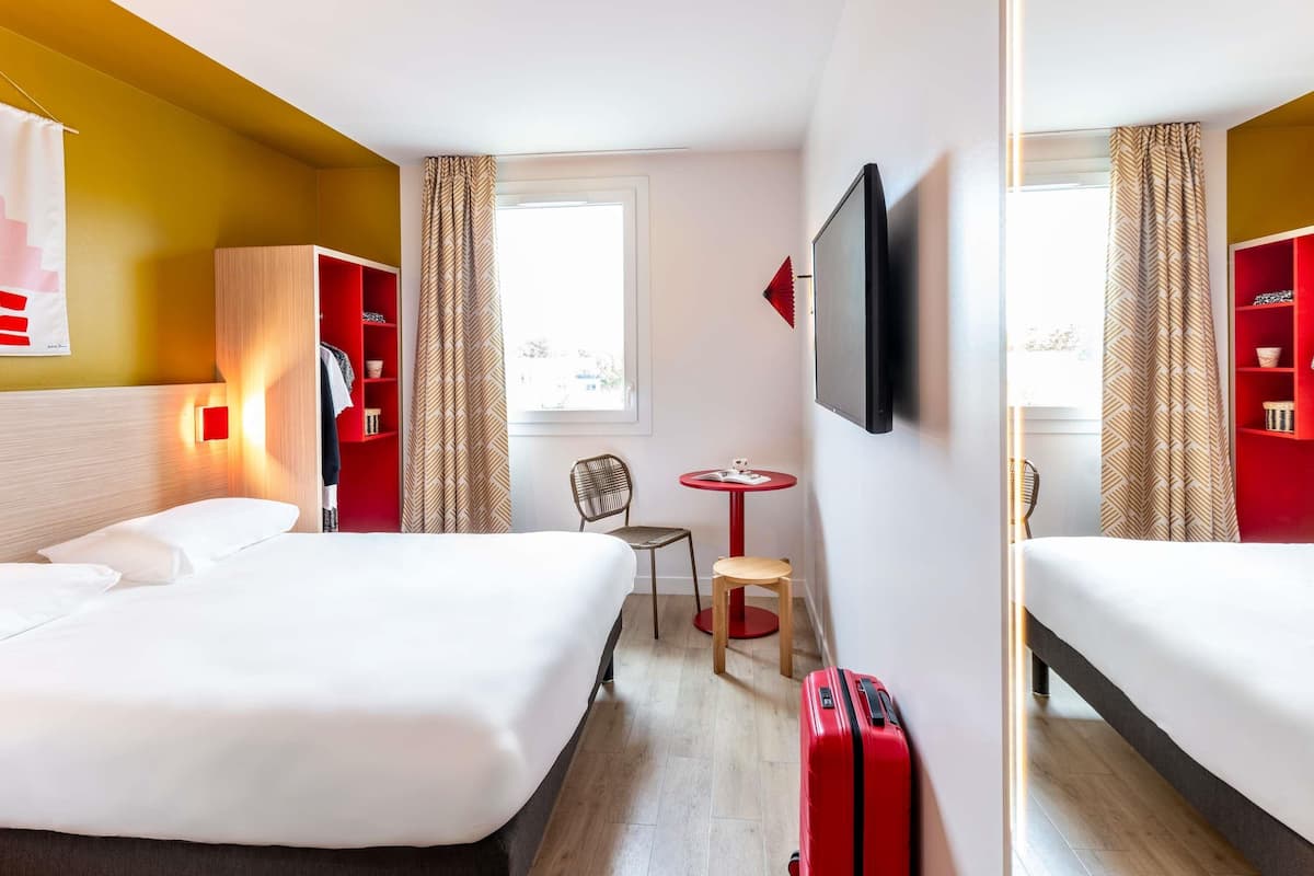 Blackout curtains, soundproofing, iron/ironing board