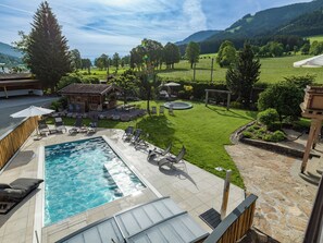Outdoor pool, a heated pool - Apartment Kitzbüheler Horn - your home at Grittlmühle Brixen im Thale (Brixen im Thale)